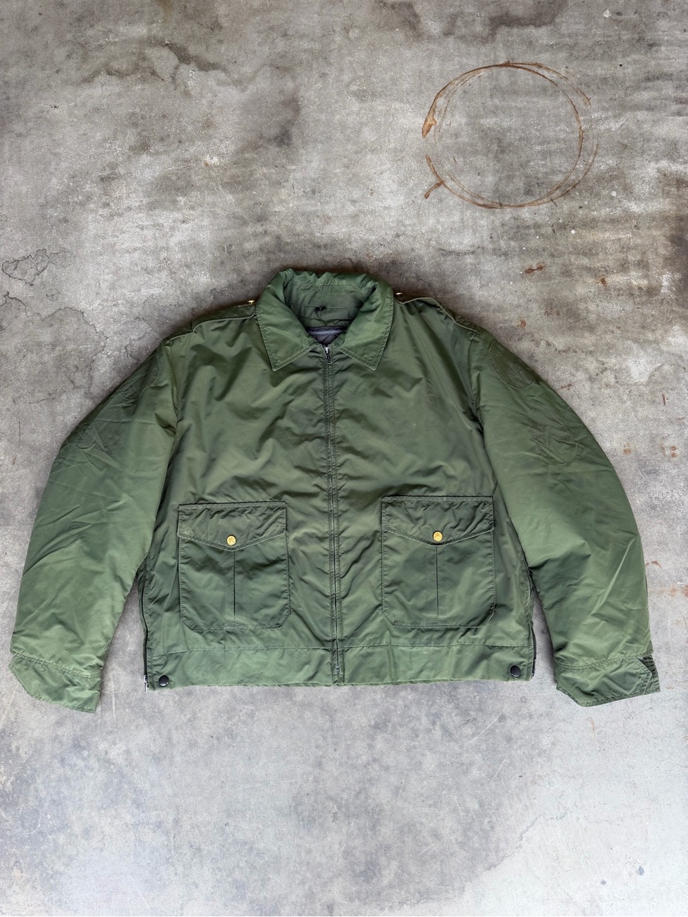 Blauer Lightweight Jacket Sheriff Green Military Bomber Jacket Size Men’s XL